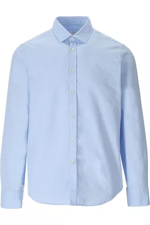 Gmf CAMICIA AZZURRA IN COTONE PIQUET