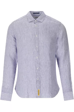 B.D.BAGGIES CAMICIA A RIGHE BROOKLIN BIANCO