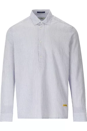 B.D.BAGGIES POLO CAMICIA A RIGHE SEERSUCKER BIANCO