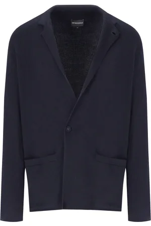 Emporio Armani GIACCA IN MAGLIA NAVY