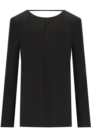 FEDERICA TOSI BLUSA IN CADY NERA
