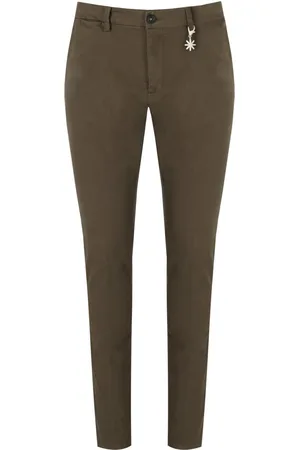 Manuel Ritz PANTALONE SLIM FIT MILITARE