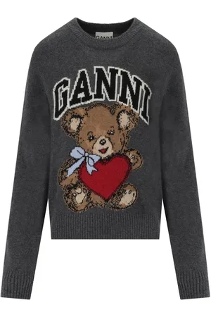 Ganni MAGLIONE GIROCOLLO BEAR