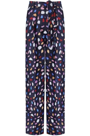 Essentiel Antwerp PANTALONE A PALAZZO FRANKRIJK NAVY