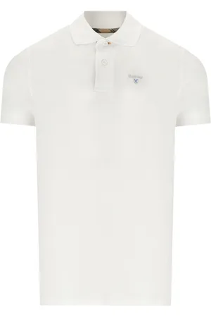 Barbour POLO TARTAN PIQUE BIANCA