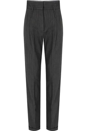 White Sand PANTALONE A VITA ALTA SCURO