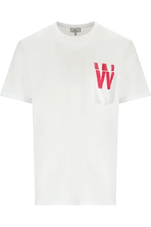 Woolrich T-SHIRT FLAG BIANCA