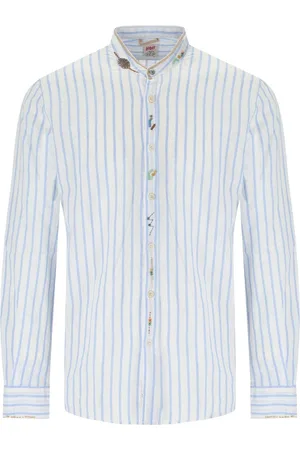 BOB der Bär CAMICIA A RIGHE KOREA AZZURRO