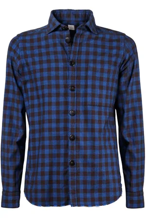 Gmf CAMICIA CHECK MARRONE