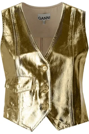 Ganni GILET IN DENIM