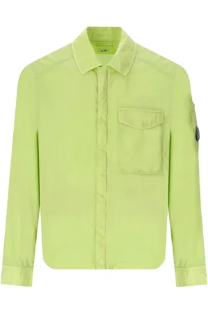 C.P. Company GIACCA CAMICIA CHROME-R POCKET WHITE PEAR