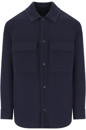 Emporio Armani GIACCA IN LANA NAVY