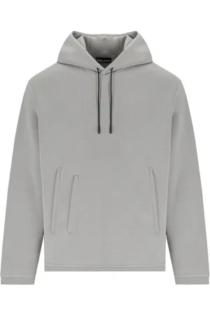 Emporio Armani FELPA CON CAPPUCCIO GRIGIA