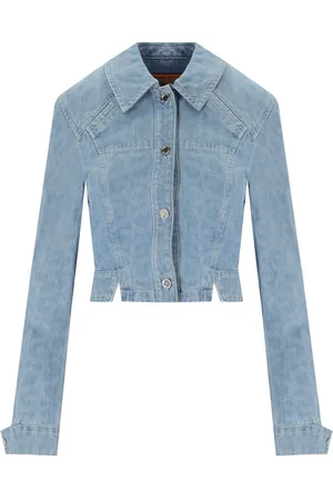 STINE GOYA GIACCA CROP IN DENIM SAMMIE