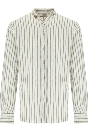 BOB der Bär CAMICIA KOREA A RIGHE VERDE