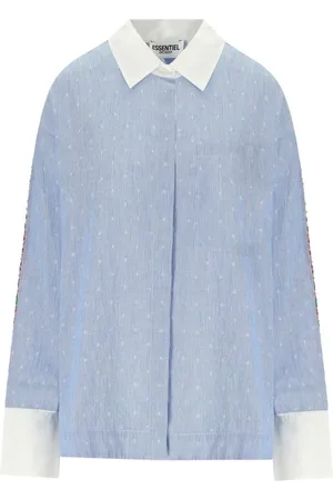 Essentiel Antwerp CAMICIA HARKLE AZZURRA