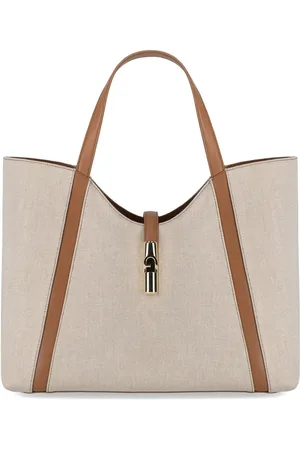 Furla BORSA A SPALLA GOCCIA XL HOBO NATURAL BRANDY