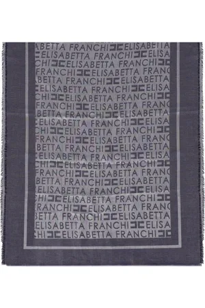Elisabetta Franchi FOULARD JACQUARD OLTREMARE