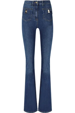 Elisabetta Franchi JEANS CON DETTAGLIO FIOCCHI