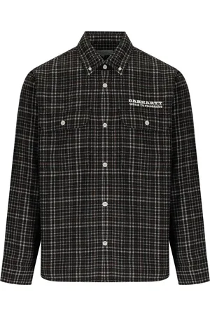 Carhartt CAMICIA RUNAWAY MILLETT CHECK BLACK