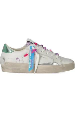 Crime london SNEAKER SK8 DELUXE AQUA CHARMS