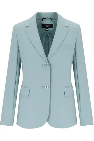 Max Mara BLAZER MONOPETTO UVA ANICE