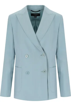 Max Mara BLAZER DOPPIOPETTO NERVOSO ANICE