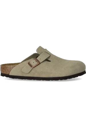 Birkenstock CLOG BOSTON SUEDE TAUPE