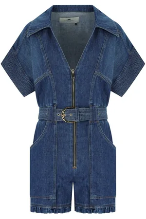 Elisabetta Franchi TUTA CORTA IN DENIM