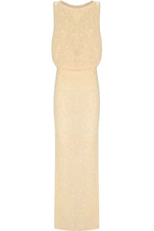 Elisabetta Franchi ABITO RED CARPET CON PAILLETTES LEMONADE