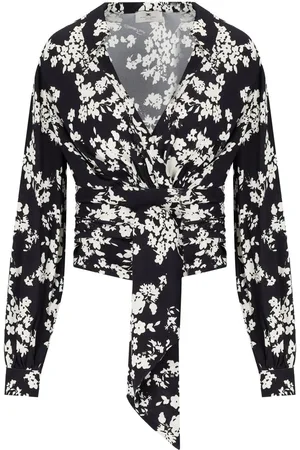 Elisabetta Franchi CAMICIA A FIORI BURRO