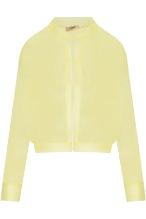 Twin-Set BOMBER IN TULLE VANIGLIA