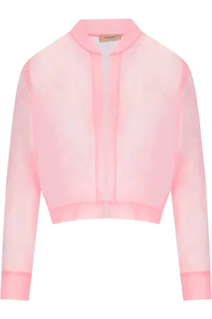 Twin-Set BOMBER IN TULLE PESCA