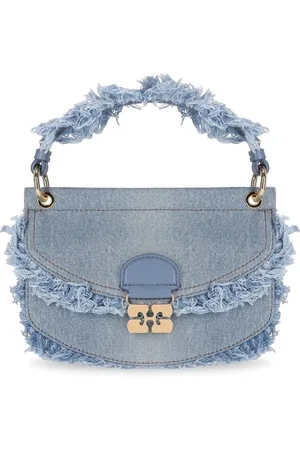 Ganni BORSA A MANO APO-G MINI FADED DENIM