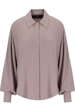 FEDERICA TOSI CAMICIA OVERSIZE MALVA
