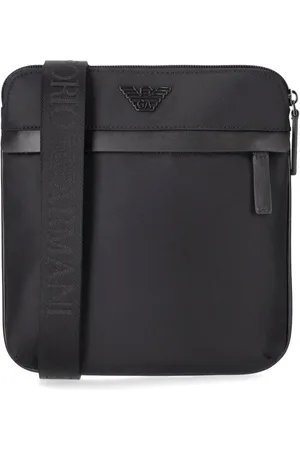 Emporio Armani BORSA A TRACOLLA IN NYLON NERA