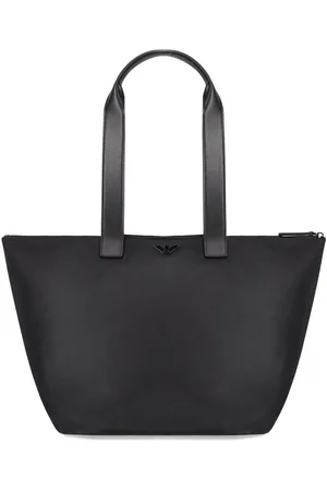 Emporio Armani BORSA SHOPPING IN NYLON NERA