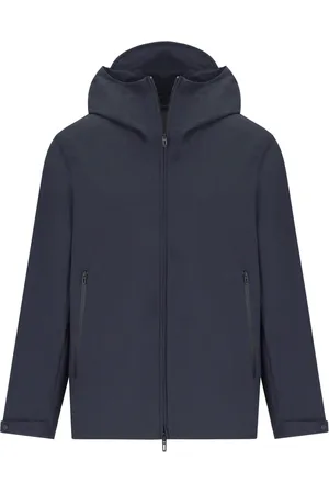 Emporio Armani GIACCA CON CAPPUCCIO TRAVEL ESSENTIAL NAVY