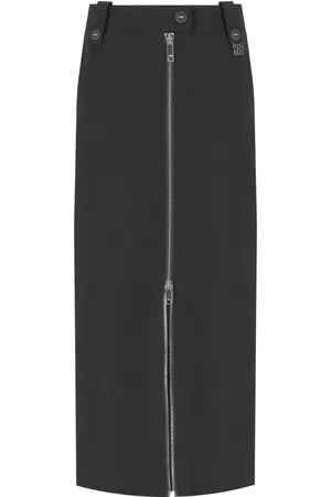 Ganni GONNA MIDI IN CREPE NERA