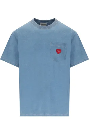 Carhartt T-SHIRT S/S INGO POCKET AZZURRA