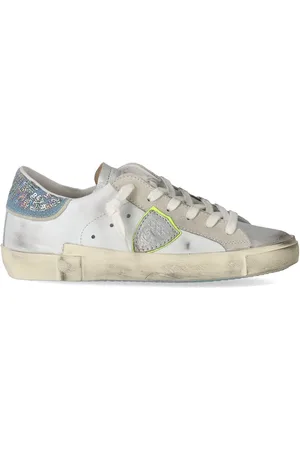 Philippe model SNEAKER PRSX METAL PAILLETTES BIANCA
