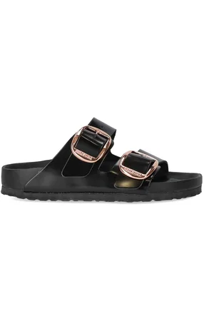 Birkenstock CIABATTA ARIZONA BIG BUCKLE HIGH SHINE NERA