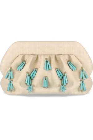 THEMOIRÈ CLUTCH BIOS PAPER FRINGE BURRO