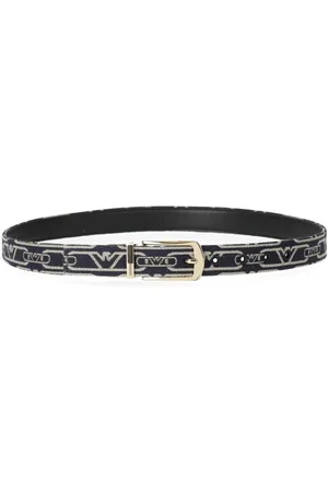 Emporio Armani CINTURA REVERSIBILE MONOGRAM ECRU