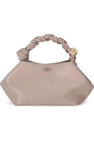 Ganni BORSA A MANO BOU TAUPE