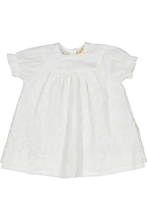 FILOBIO Vestitino bimba in cotone con pizzo - 9m - W