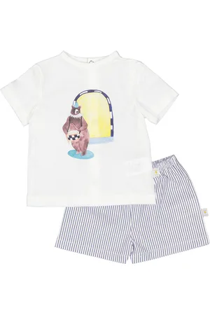 FILOBIO Completino T-shirt e pantaloncino - 18m - OR