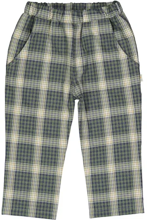 FILOBIO Pantalone in flanella calda di puro cotone - 2y - qv-quad