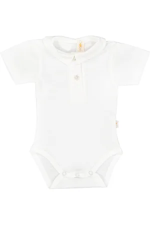 FILOBIO Body a polo in cotone biologico - 3m - W