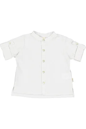 FILOBIO Camicia da bambino alla coreana - 6m - W